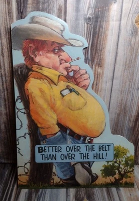 Funny Birthday Card Vintage Leanin Tree  - Image 1 of 4