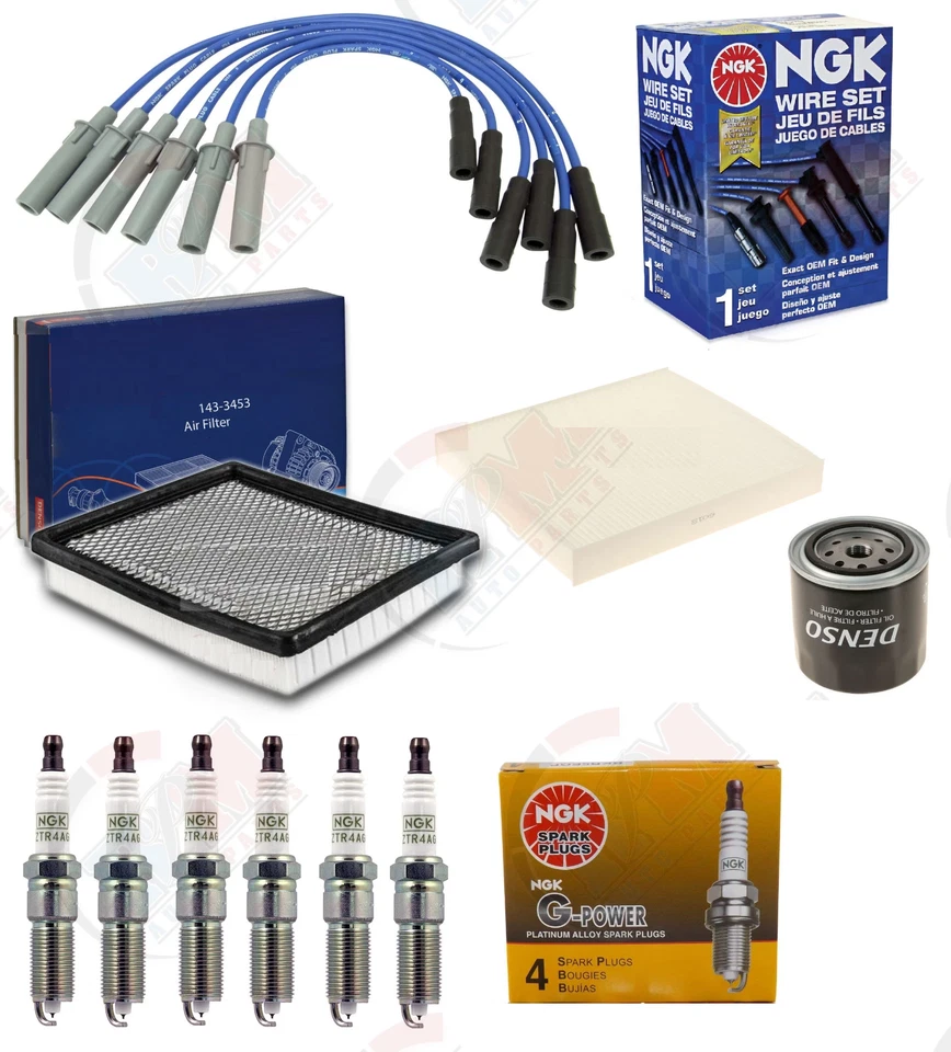 Tune-Up kit w/ NGK Wire Set 2001-2006 for Dodge Grand Caravan 3.3L 3.8L - Image 1 of 1