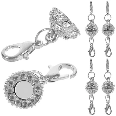 5 Pcs Magnetic Jewelry Clasps with Alloy Magnetic Clasps for Jewelry Making - image 1 of 4