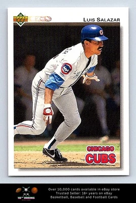 1992 Upper Deck BASEBALL #638 Luis Salazar - Image 1 of 2
