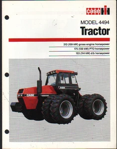 CASE IH "MODEL 4494" 4-Rad Lenktraktor Prospekt Prospekt - Bild 1 von 1
