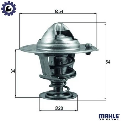 THERMOSTAT COOLANT TX 206 88D FOR HYUNDAI ix35/SUV FLUIDIC/ELANTRA JM SONATA - Image 1 of 4