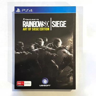Tom Clancy's Rainbow Six Siege - Art of Siege Edition - PS4 - Like New - Rare - Image 1 of 4