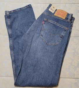 Levi's 505 blaue Herrenjeans 33 x 31 mit Etikett 33 x 32 mittlere Waschung - neu mit Etikett - Bild 1 von 12