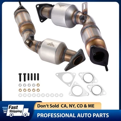 Conversor catalítico esquerdo direito para 2007-2013 Infiniti G37 Q50 G35 3.5L 3.7L EPA	 - Imagem 1 de 4