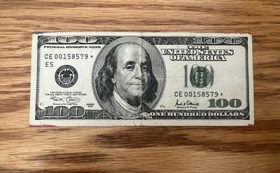 100 dollar bill star note - Image 1 of 3