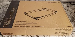 Pampered Chef Stoneware 15 3/4 x 11 1/2 Lg Bar Pan/Cookie Sheet New In Box - Picture 1 of 9
