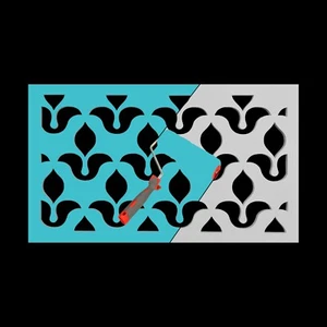 Dekorative Lüftungsgitterabdeckung Handarbeit Größe 300 mm x 180 mm (11,81 x 7,08 Zoll) - Bild 1 von 3