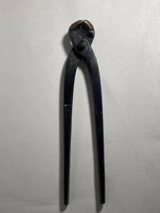 ANTIQUE 9” BLACKSMITH FARRIER NIPPERS BLACK Nine Inches - Picture 1 of 4