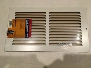ACCORD Return Air Grille 12" x 6" White ABRGWH126 "New" - Picture 1 of 2