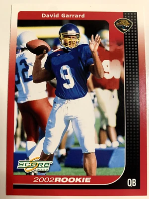 2002 Score - 2002 Rookie #257 David Garrard (RC) Jacksonville Jaguars - Image 1 of 3