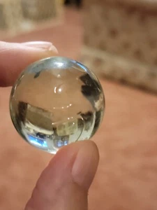 12  BOULDER 1 3/8 INCH 35MM ICE CLEAR BY VACOR / MEGA MARBLES  RETIRED - Picture 1 of 6