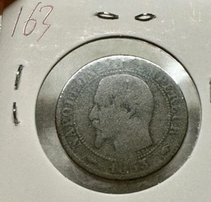 France 5 Centimes 1853-A Napoleon III - Picture 1 of 2