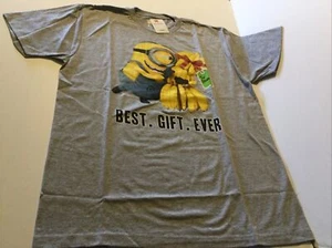 NUOVO Minions Natale Vacanze Grafica T-Shirt MIGLIOR REGALO DI SEMPRE Adulto Uomo XL - Foto 1 di 3