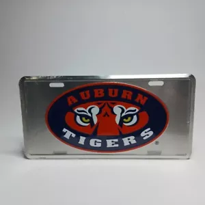 Auburn Tigers Silber Metall Nummernschild - Bild 1 von 2
