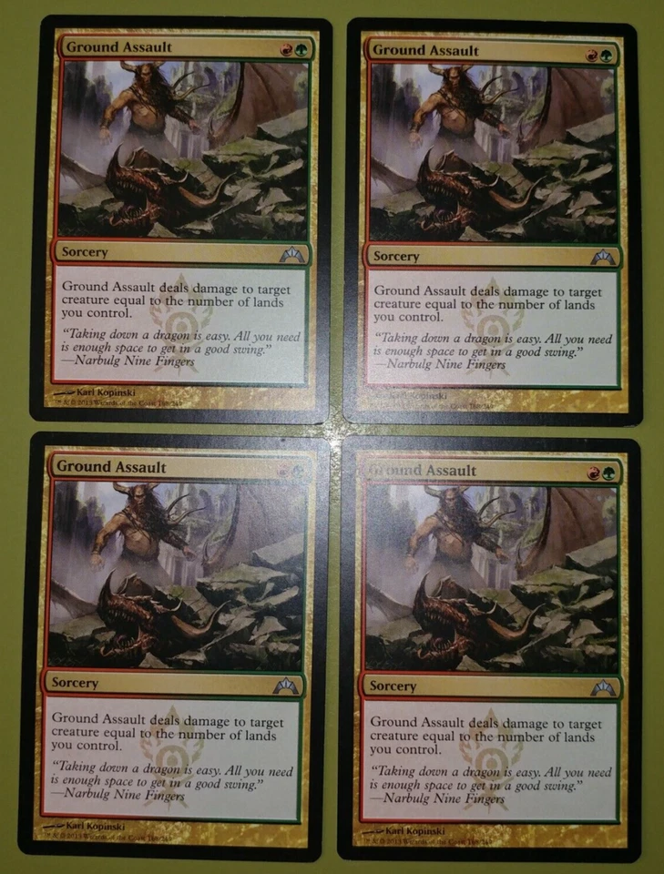 Ground Assault x4 Gatecrash 4x Playset Magic the Gathering MTG - Image 1 of 1