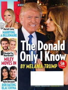 US WEEKLY February 8 2016 Donald Melania Trump Mariah Carey Miley Cyrus Kylie Je - Picture 1 of 1