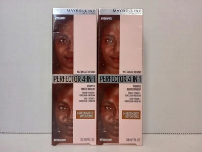 2 ~ Maybelline Instant Age Rewind Perfector 4-In-1 Matte Makeup # 04 Medium/Deep - Image 1 of 2
