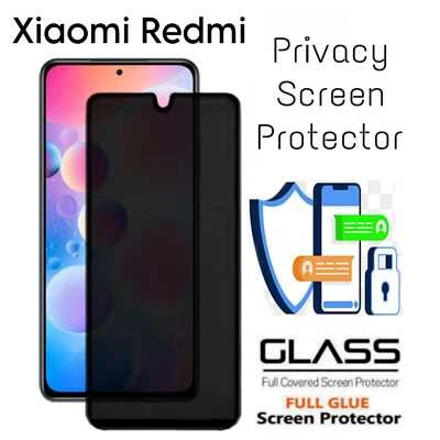 For Xiaomi Redmi K50i K40 Note 10/11 Pro Screen Protector Privacy Tempered glass - Image 1 of 4
