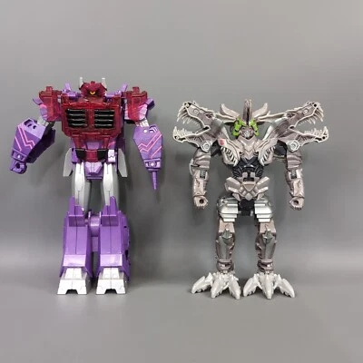 Transformers Grimlock The Last Knight And Shockwave Cyberverse Figures Toy Lot - Image 1 of 4