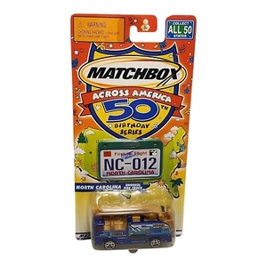 2001 Matchbox Across America North Carolina Snorkel Fire Truck 50th Birthday - Picture 1 of 7