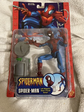 TOYBIZ MARVEL SPIDER-MAN CLASSICS 2003 SPIDER-MAN WITH MAGNETIC SHOOT 'N GRAB 6" Cover