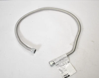 Manguera conector gas acero inoxidable Dormont Watts 40" herrajes de repuesto Foto 1 de 4