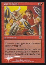 MTG MERCADIAN MASQUES Uphill Battle (foil) - Condition: Near Mint