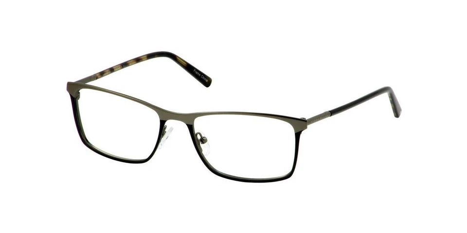 Nuevo marco óptico de gafas para hombre PERRY ELLIS PE395 2 GUNMETAL NEGRO Foto 1 de 1