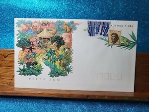Souvenir Cover📮1989 (2 stamps) Perth Zoo 📮 - Picture 1 of 2