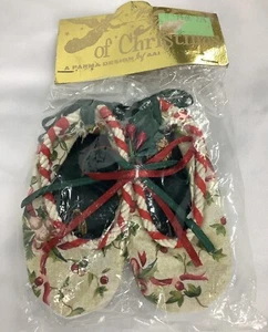 Magic Of Christmas Christmas Ornaments Slippers Parma Design FFB240609/TWD - Picture 1 of 3