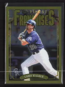 2023 Topps Finest Flashbacks #182 Larry Walker Rare - Picture 1 of 2