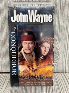 JOHN WAYNE THE CONQUEROR VHS 1999 GOODTIMES RARE NEW SEALED - Imagen 1 de 3