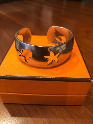HERMÈS Bracciale HERMES Moonstar argento 6 pollici con scatola