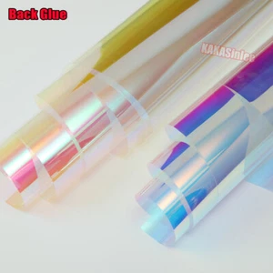 24inch Flat Chameleon Rainbow Iridescent Wrap Window Film Glass Sticker Tint PET - Bild 1 von 20