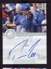 1999 SP Authentic Chirography Travis Lee Signed Autograph AUTO Baseball Card