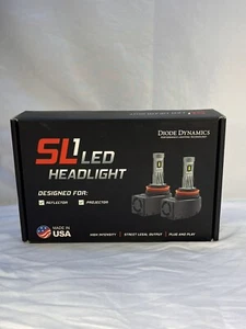 Diode Dynamics H10 Serie SL SL1 LED Faros Bombillas 5700K DD0216P - Imagen 1 de 8