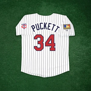 Kirby Puckett 1994 Minnesota Twins MLB AL 125th Cooperstown Men's Home Jersey - Picture 1 of 10