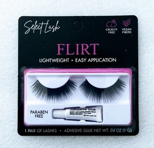 Select Lash False Eyelashes - Flirt - Evening Look-Cruelty Free- Vegan Fibers - Bild 1 von 3