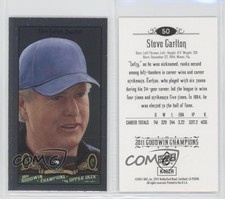 2011 Upper Deck Goodwin Champions Mini Foil Steve Carlton #50 HOF
