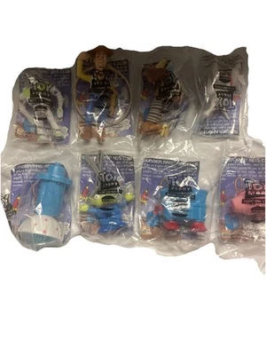Burger King Toy Story 1996 en video conjunto completo de 8 en bolsas originales sin abrir Foto 1 de 4