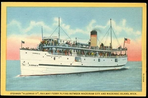 STEAMER ALGOMAH II - LAKE MICHIGAN - Picture 1 of 1