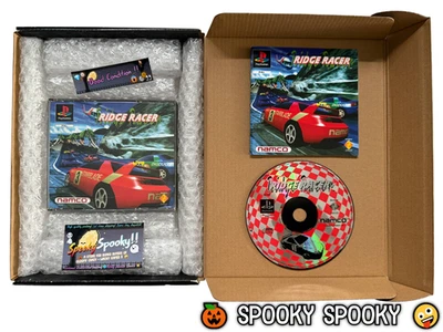 Ridge Racer PS1 Big Box - UK PAL GC CIB - High Quality Packing - Tracked - Image 1 of 4