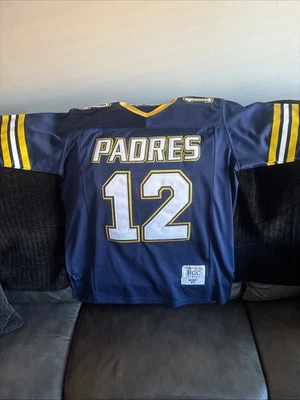 Camiseta Tom Brady Headgear Classics High School Padres #12 Talla L Usada HGC JSHS Foto 1 de 4