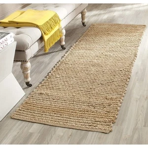 SAFAVIEH Cape Cod Collection Runner Rug - 2'3" x 20' Natural Handmade Braided... - Picture 1 of 4