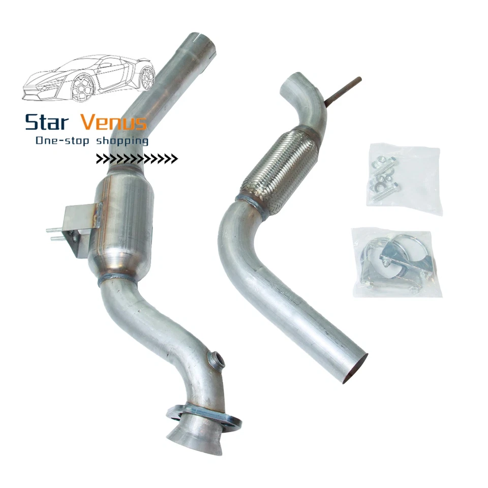 New Catalytic Converters For Ford Mustang 2015-2017 L4 2.3L EcoBoost Foto 1 de 4