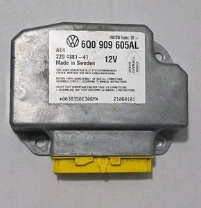 VW BEETLE CONVERTIBLE AIRBAG ECU 6Q0909605AL - Picture 1 of 8