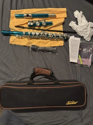 Eastar EFL-1 Agujero Cerrado 16 Llaves Flauta Estudiante con Estuche de Soporte y Accesorios Azul Foto 1 de 4