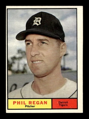 1961 Topps #439 Phil Regan Tigers EX-MT *y6 - Image 1 of 2