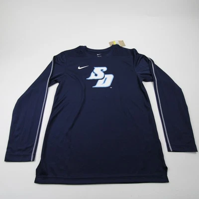 Рубашка мужская San Diego Toreros Nike Dri-Fit с длинным рукавом темно-синяя новая - Изображение 1 из 4